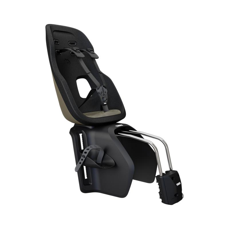 Siège vélo enfant cadre arrière Yepp Nexxt 2 Maxi Deep Khaki 2026 THULE profil