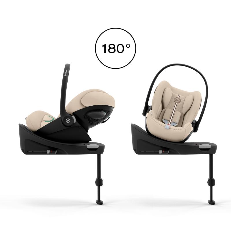 Siège-auto Cloud G3 i-Size groupe 0+ Plus Almond Beige CYBEX rotation