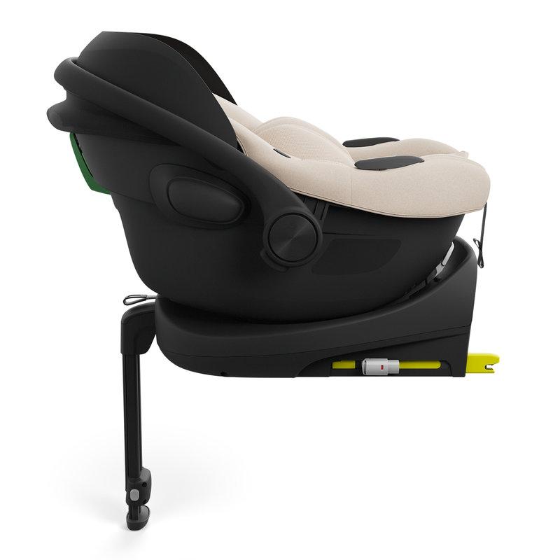 Siège-auto I-Lite i-Size + Base Endura Safe Fx Beige KINDERKRAFT côté sur base