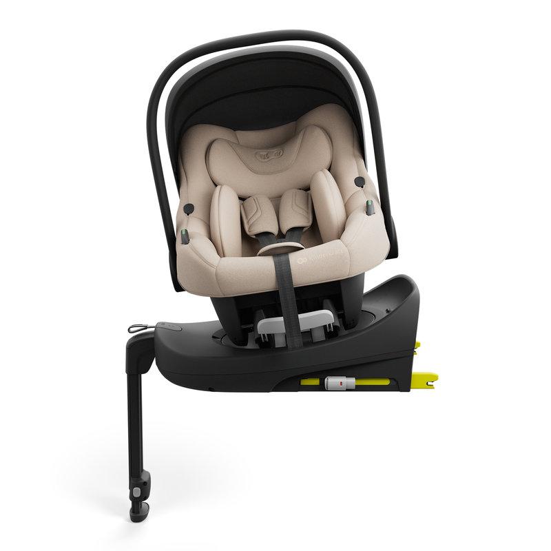 Siège-auto I-Lite i-Size + Base Endura Safe Fx Beige KINDERKRAFT face sur base