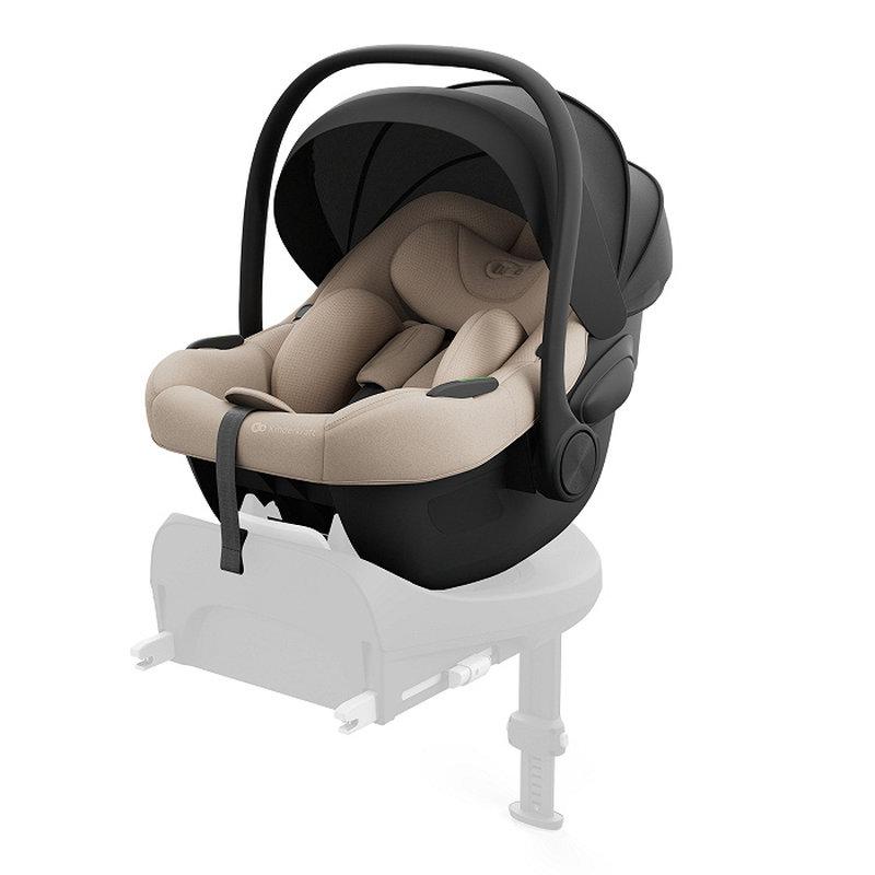 Siège-auto I-Lite i-Size Groupe 0+ Beige KINDERKRAFT profil sur base