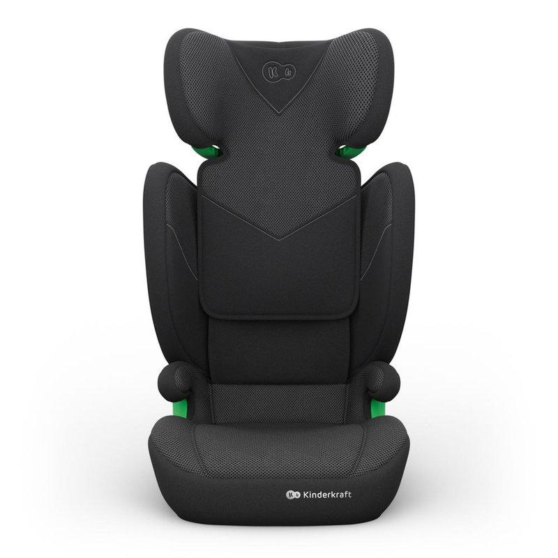 Siège-auto Junior Fix 2 Plus i-Size groupe 2/3 Noir KINDERKRAFT face 3