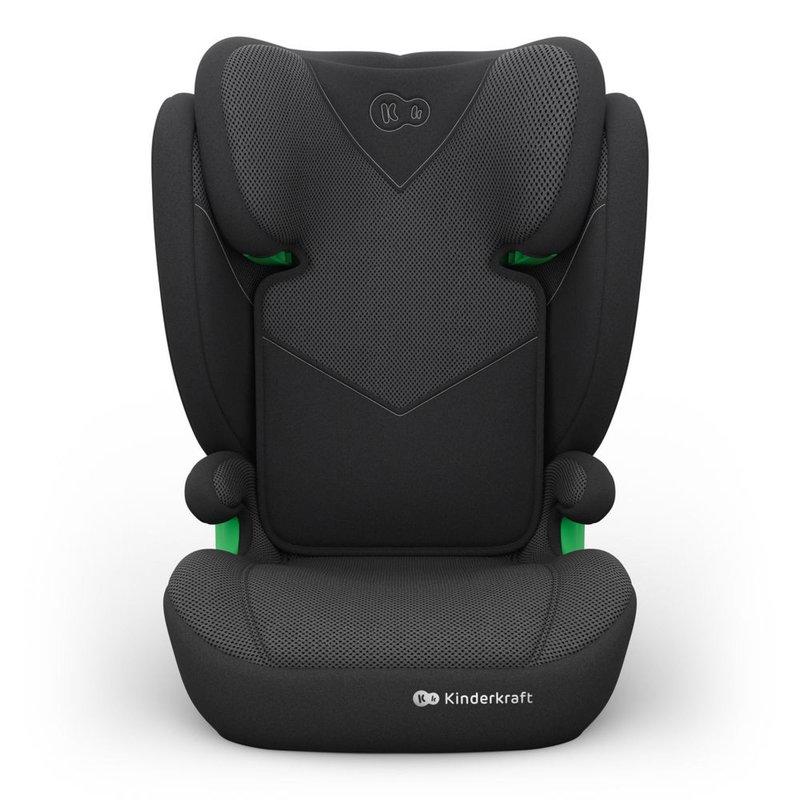 Siège-auto Junior Fix 2 Plus i-Size groupe 2/3 Noir KINDERKRAFT face 1