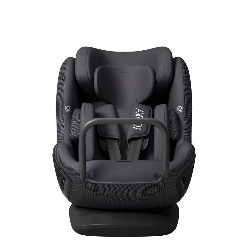 Siège-auto Minikid Core groupe 0/1/2 Arctic Mist Grey AXKID de face avec tétière basse