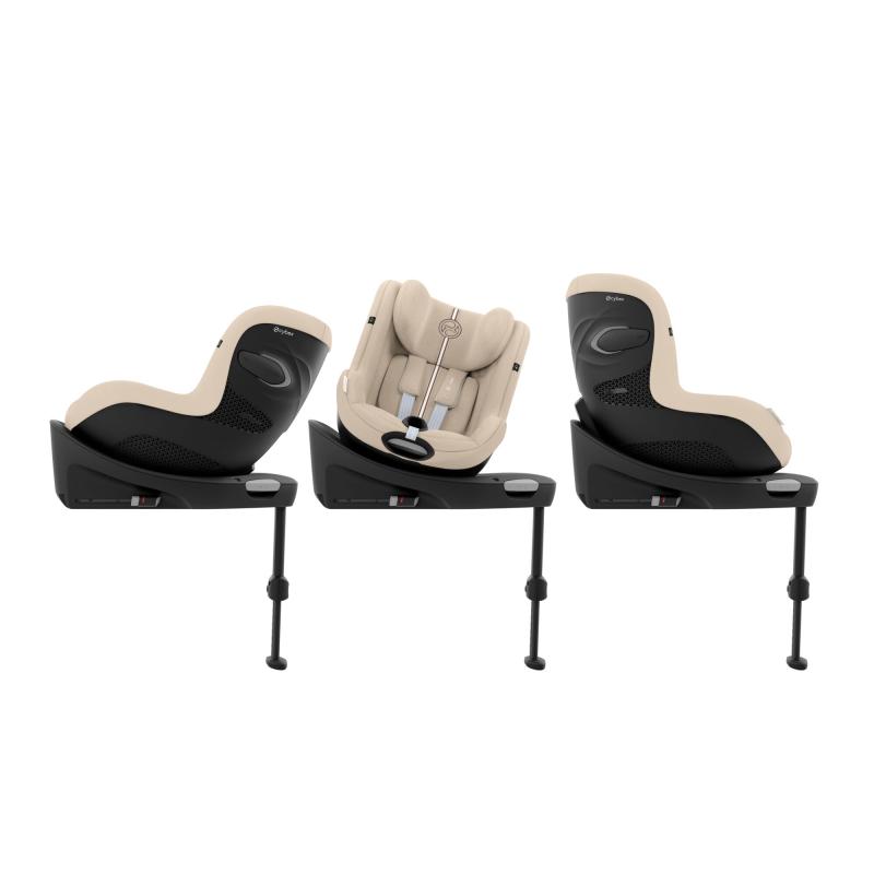 Siège-auto Sirona G3 i-Size groupe 0+/1 Plus Almond Beige CYBEX positions