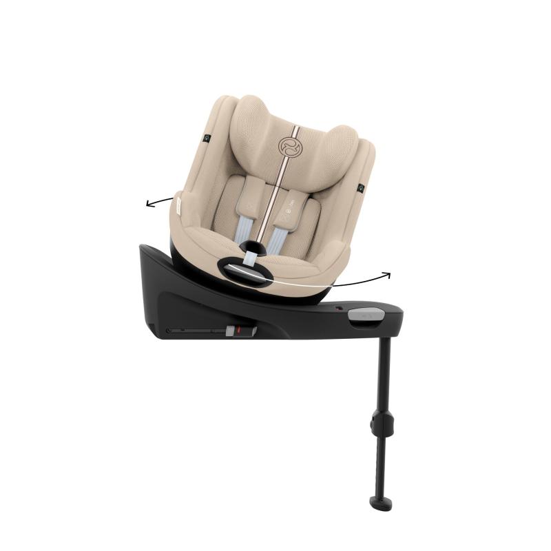 Siège-auto Sirona G3 i-Size groupe 0+/1 Plus Almond Beige CYBEX rotation