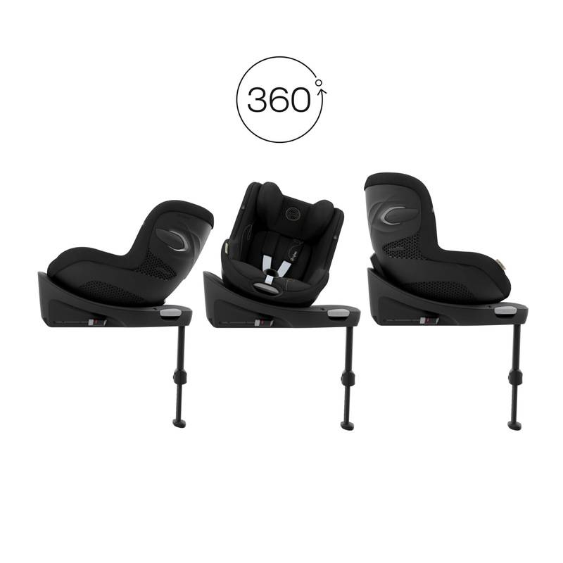 Pack Sièges-auto Cloud G Magic Black + Sirona G Moon Black + base G offerte CYBEX roation sirona g