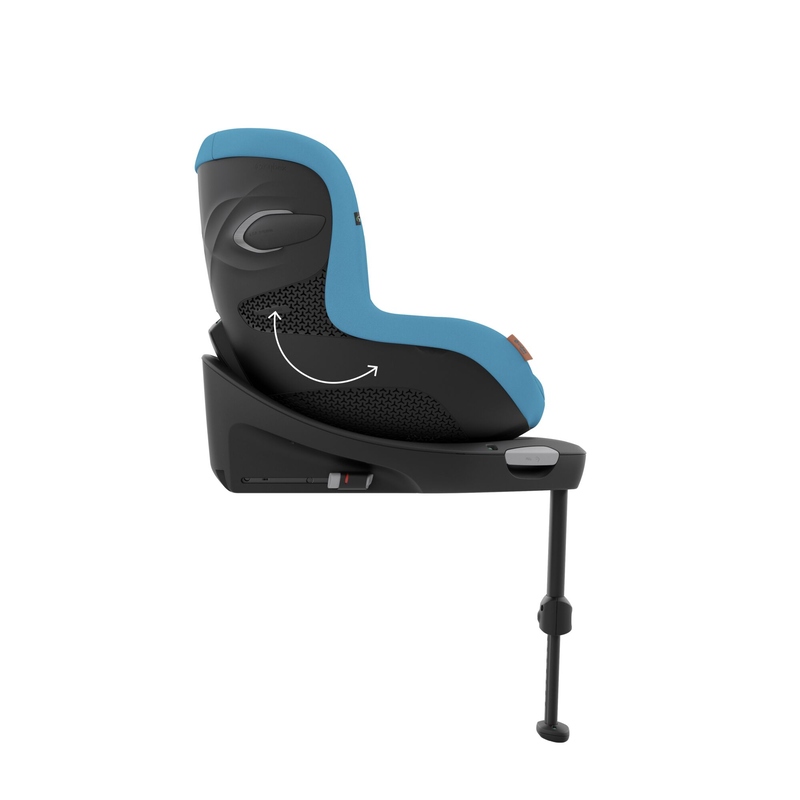 Pack sièges-auto Cloud G et Sirona G Plus Beach Blue + base G offerte Cybex sirona g face route droit