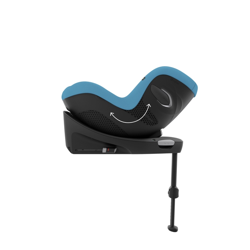Pack sièges-auto Cloud G et Sirona G Plus Beach Blue + base G offerte Cybex sironag g inclinaison dos route