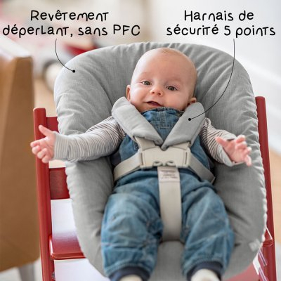 Transat Newborn Set chaise haute Tripp Trapp avec suspension pour jouet