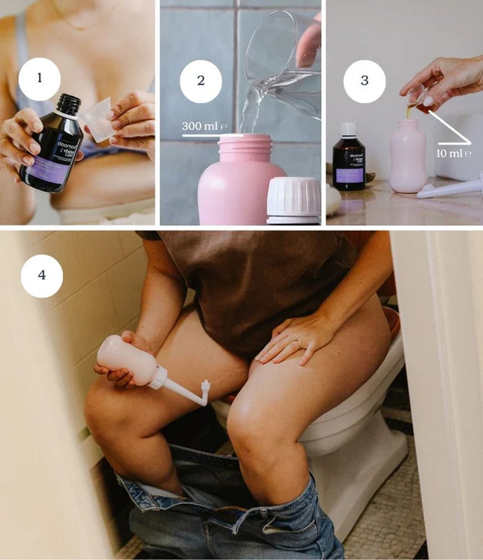 Solution Nettoyante & Apaisante Doomoo x ShinnCare 200 ml Babymoov utilisation