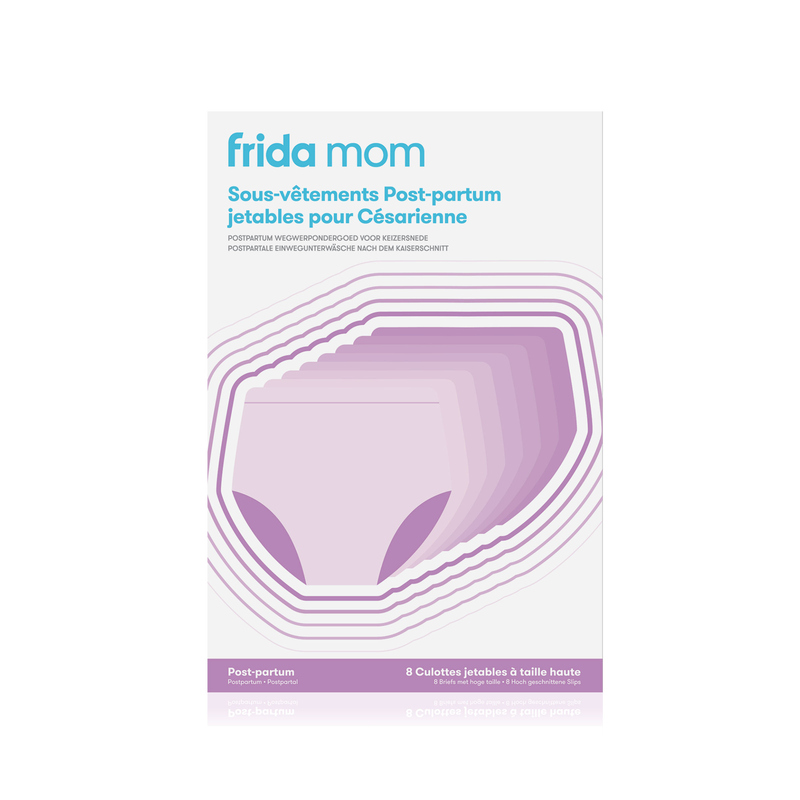 Sous-vêtements post-partum jetables pour Césarienne Frida packaging fancais