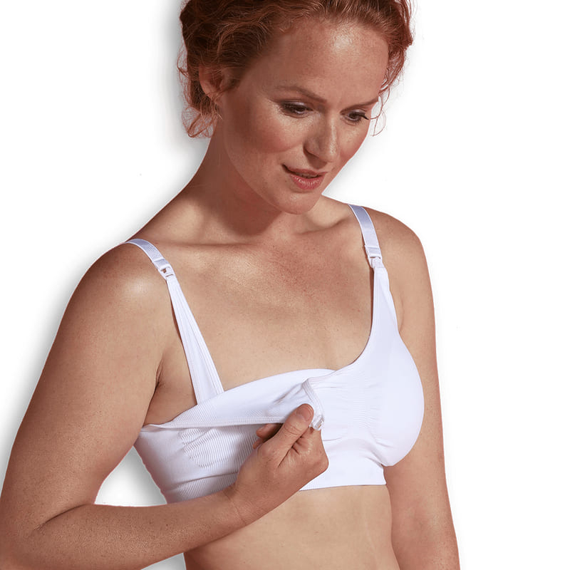 Soutien gorge d’allaitement Original sans coutures Blanc Carriwell Produit