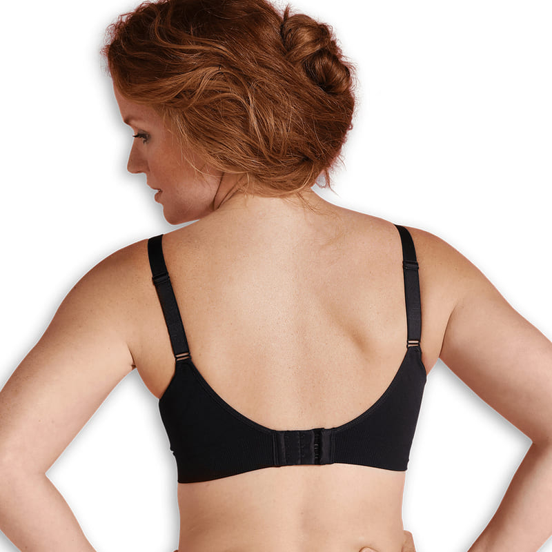 Soutien gorge d’allaitement Original sans coutures Noir Carriwell Arrière