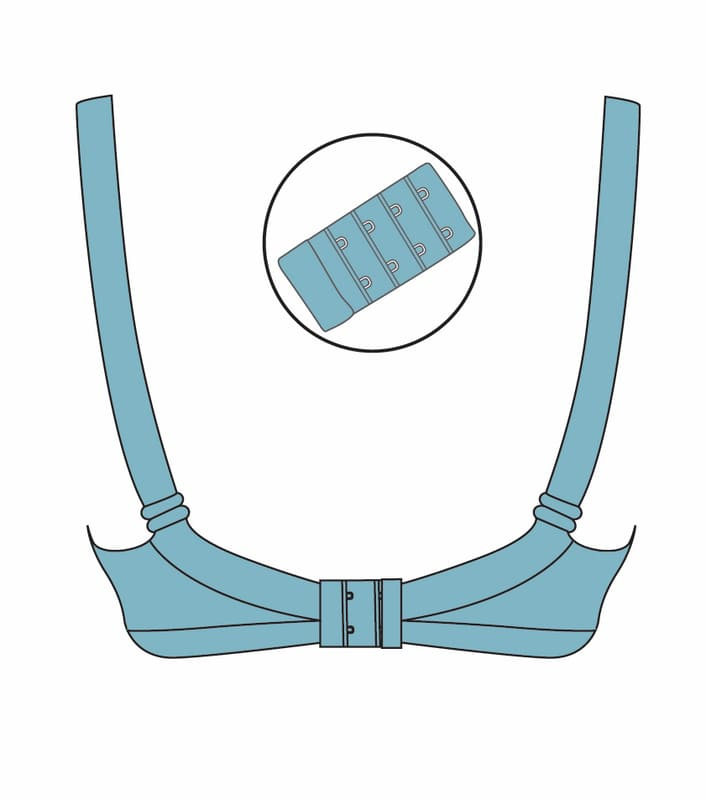 Soutien-gorge d'allaitement finition dentelle Noir taille V Carriwell Insert