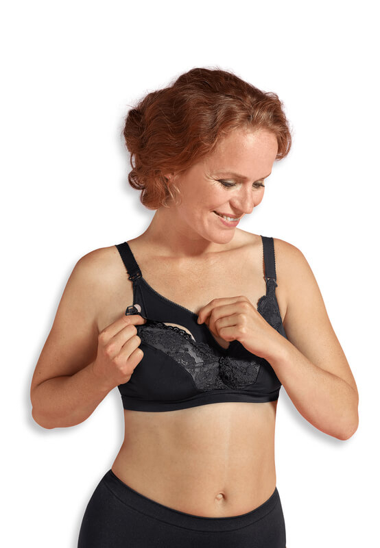 Soutien-gorge d'allaitement finition dentelle Noir taille V Carriwell Femme