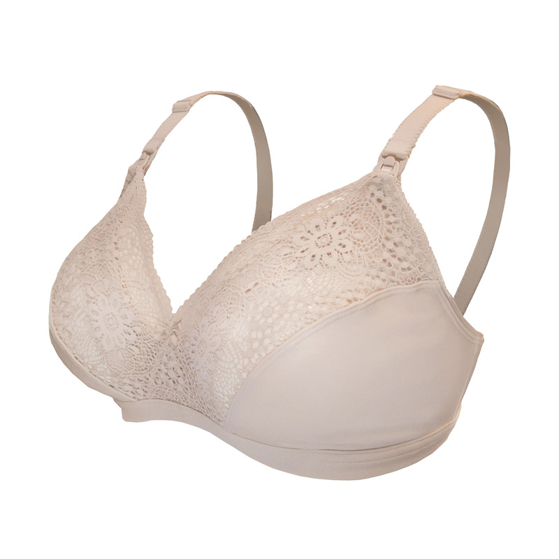 Soutien-gorge d'allaitement Sensation soie Chair CARRIWELL produit cote