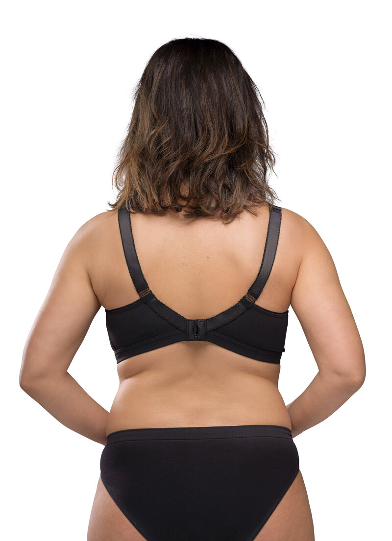 Soutien-gorge d'allaitement Sensation soie Noir CARRIWELL dos