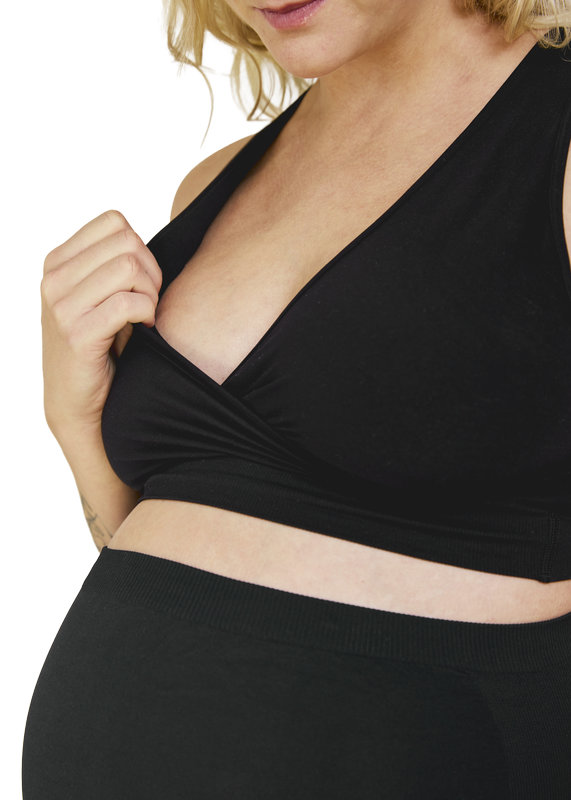 Soutien-gorge de maternité et d'allaitement Comfi-cool Noir Carriwell lifestyle 3