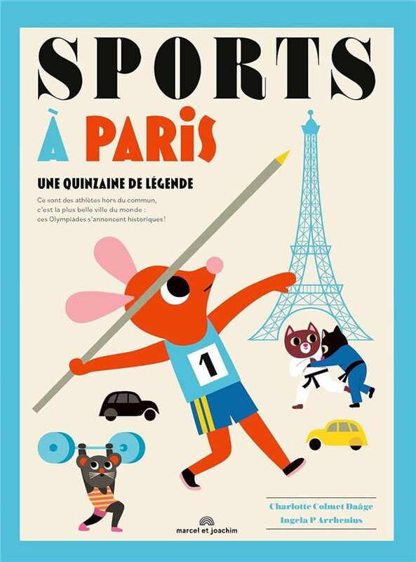 Livre Sports à Paris Marcel et Joachim couverture