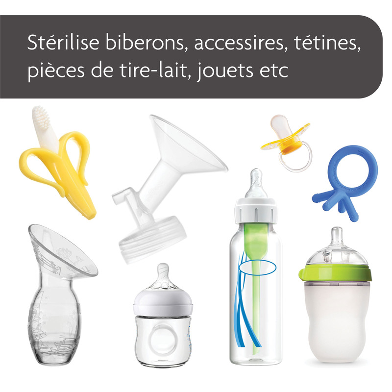 Stérilisateur et Sèche-Biberon Advanced Baby Brezza accessoires
