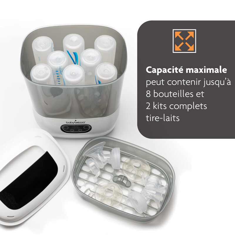Stérilisateur et Sèche-Biberon Advanced Baby Brezza capacité