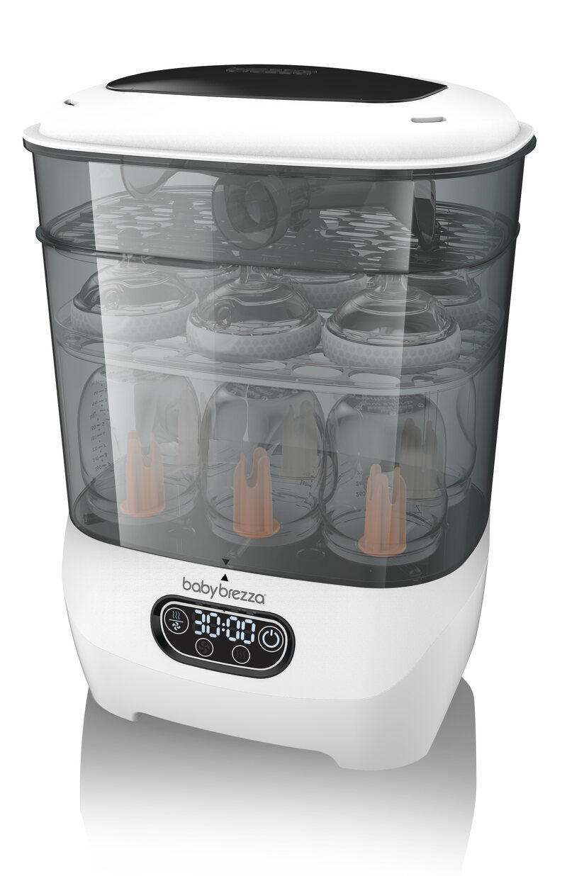 Stérilisateur et Sèche-Biberon Advanced Baby Brezza cote
