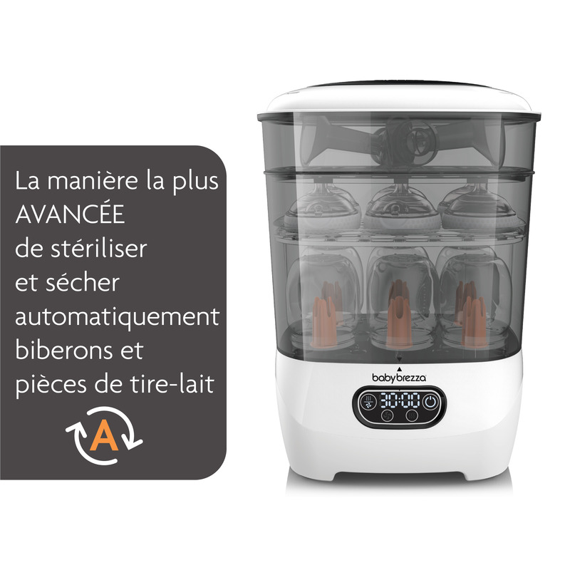 Stérilisateur et Sèche-Biberon Advanced Baby Brezza systeme