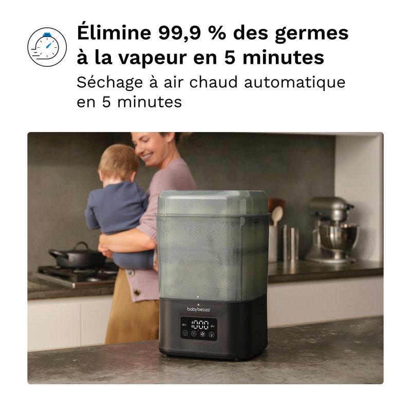 Stérilisateur SuperQuick Sterilizer Dryer Advanced Noir BABY BREZZA infos 3