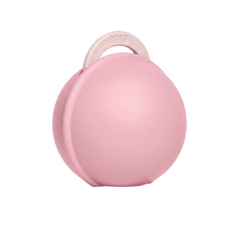 Sucette Colour 0-6 mois et boîte à sucette Mini Petal / Baby Pink BIBS boite profil