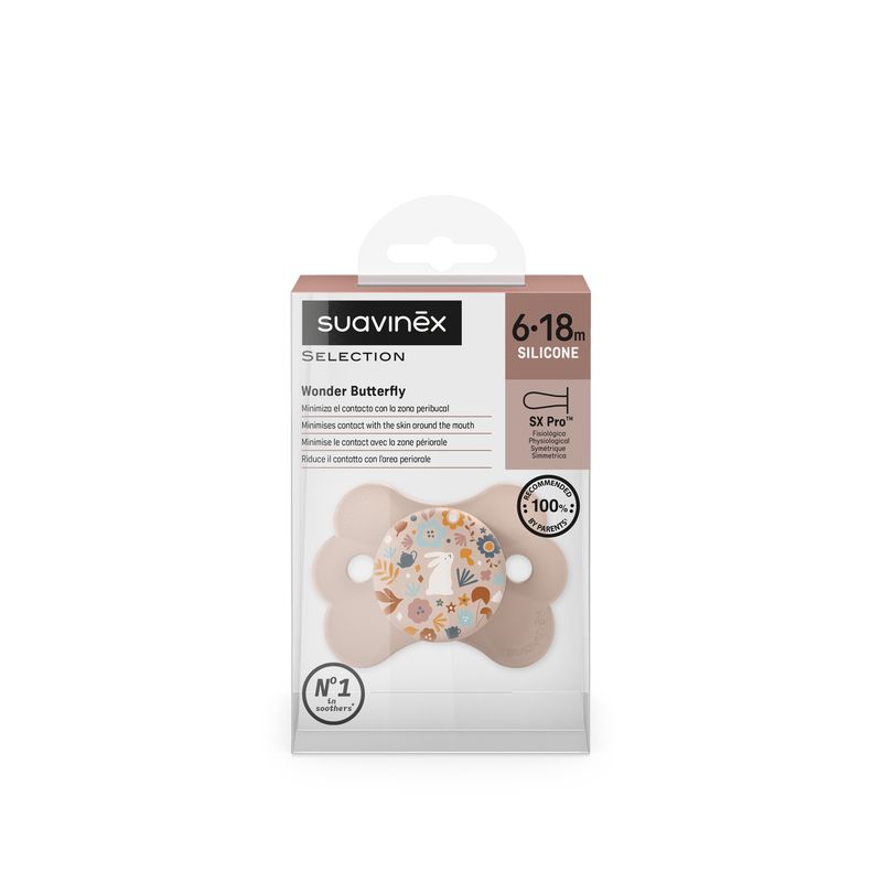 Sucette Symetrique Sxpro 6/18m Wonderland Suavinex packaging