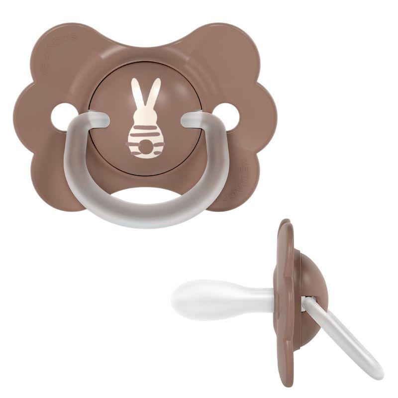 Sucette Symetrique Sxpro 6/18m Wonderland Lapin brun SUAVINEX produit