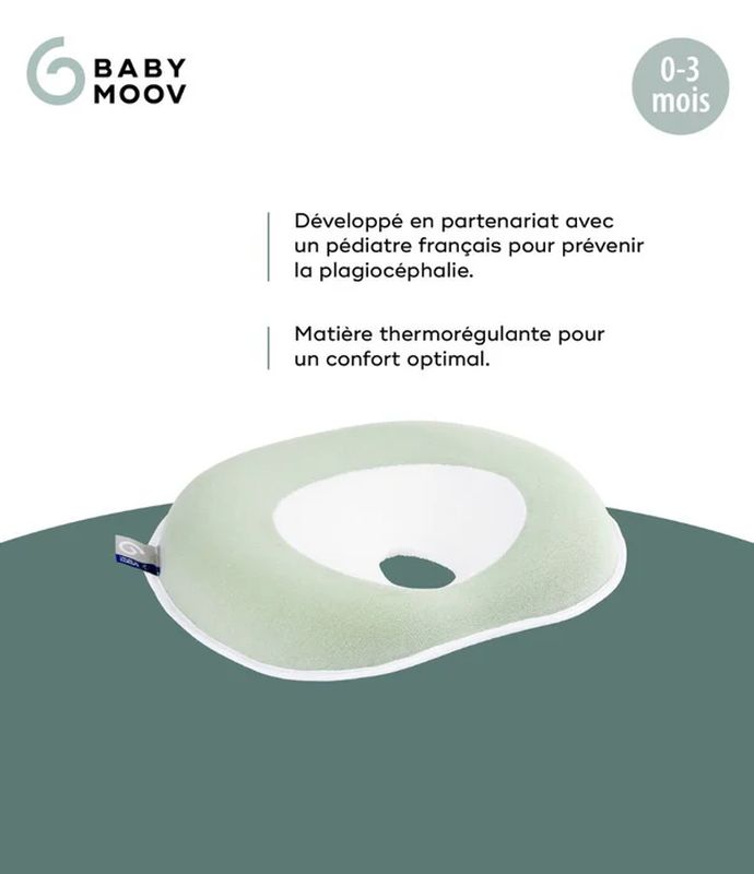 Support de tête Cosyhead Fresh Sage Green Babymoov fiche technique 2