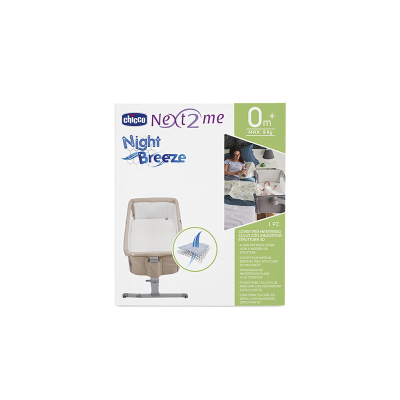 Sur matelas Night Breeze pour berceaux Chicco packaging