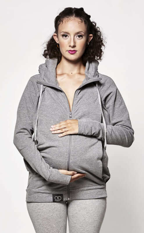 Sweat du parent Gris Chiné Love Radius Grossesse