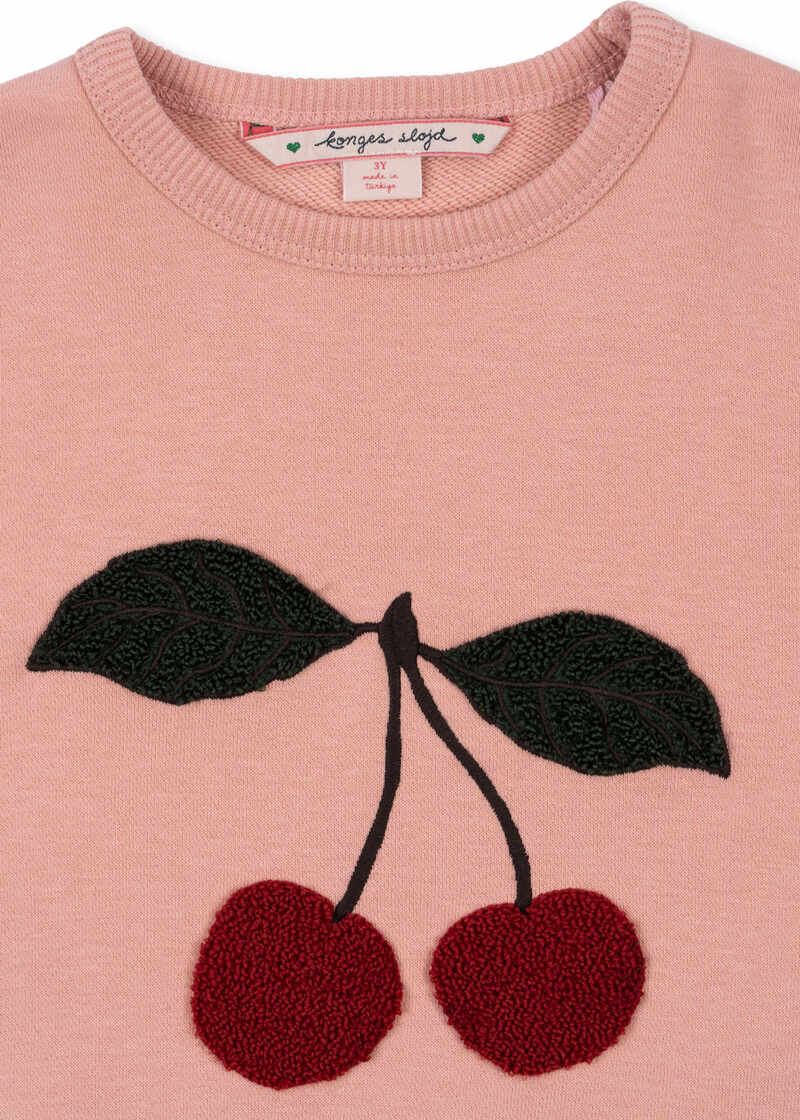 Sweat shirt Lou Mellow Rose KONGES zoom cerise