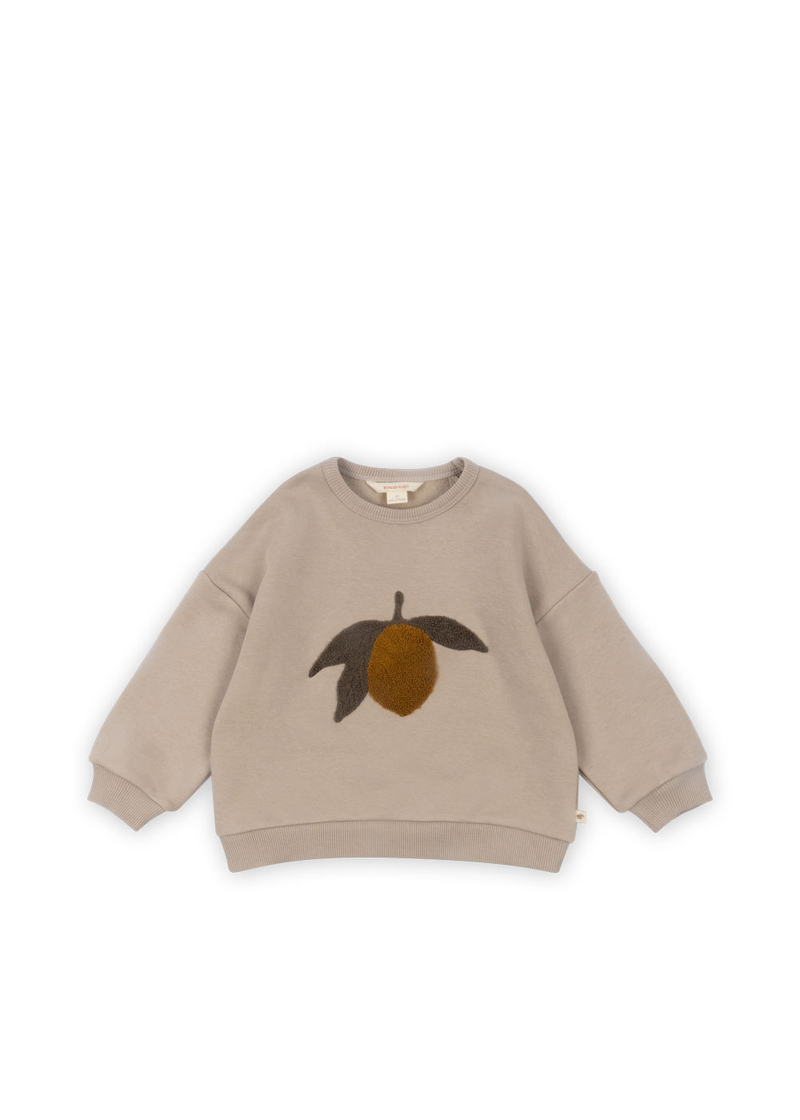 Sweat shirt Lou Oxford Tan KONGES Produit face