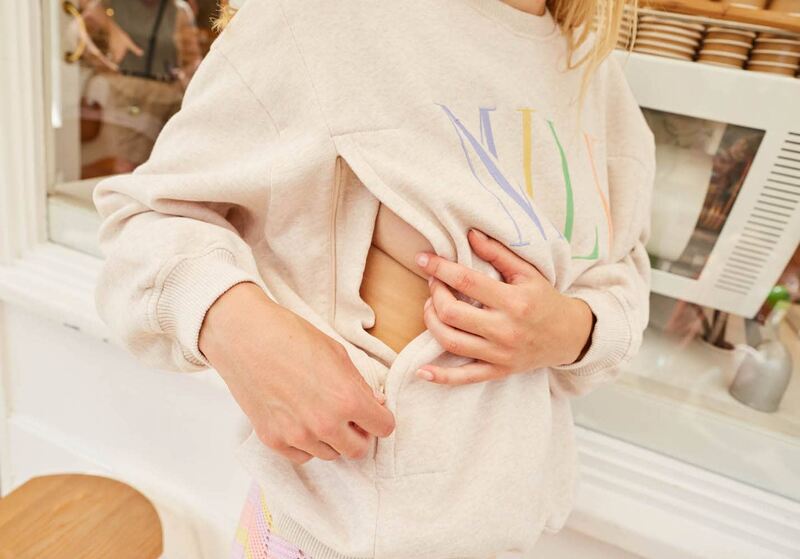 Sweatshirt d'allaitement Milk Tajine Banane lifestyle