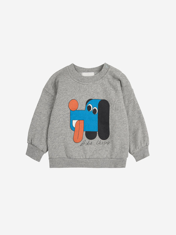 Sweatshirt Doggy Mate 6 mois Bobo Choses face 