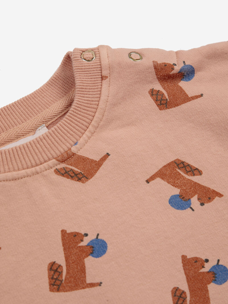 Sweatshirt Hungry Squirrel Bobo Choses pressions
