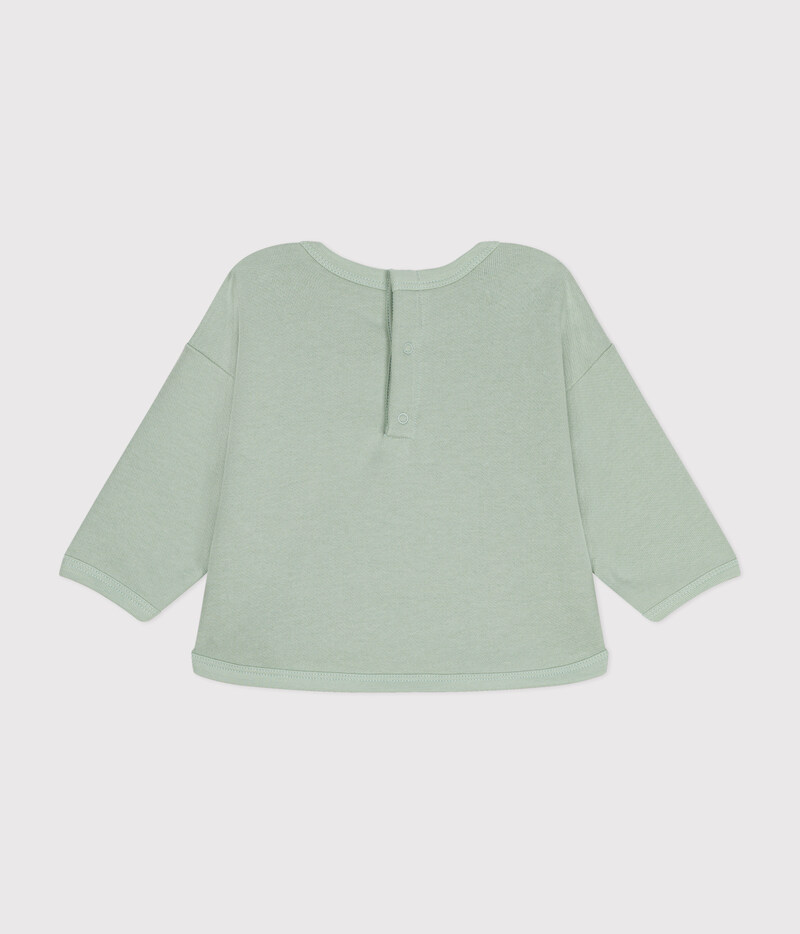 Sweatshirt en molleton bébé Herbier Petit Bateau dos