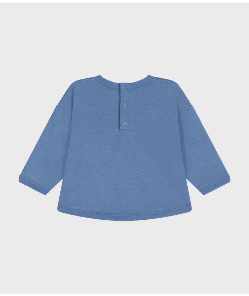 Sweatshirt en molleton Blue Beach Petit Bateau dos