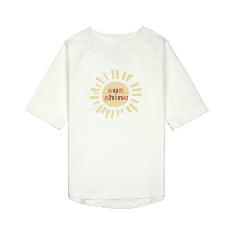 T-shirt anti-UV manches courtes Sunshine écru LASSIG dos