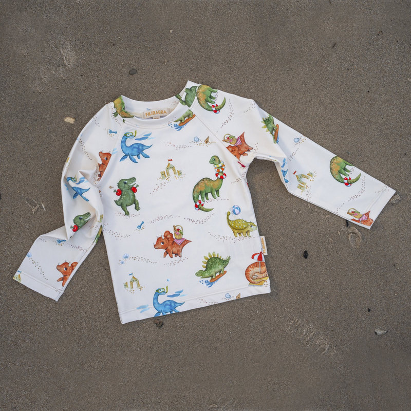 T-shirt anti-UV manches longues Nor 1-2 ans - Dino Beach Filibabba lifestyle 1