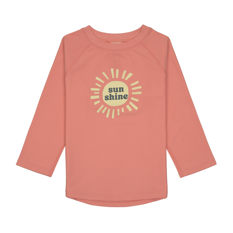 T-shirt anti-UV manches longues Sunshine corail LASSIG face