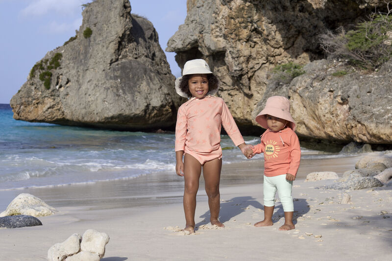 T-shirt anti-UV manches longues Sunshine corail LASSIG lifestyle