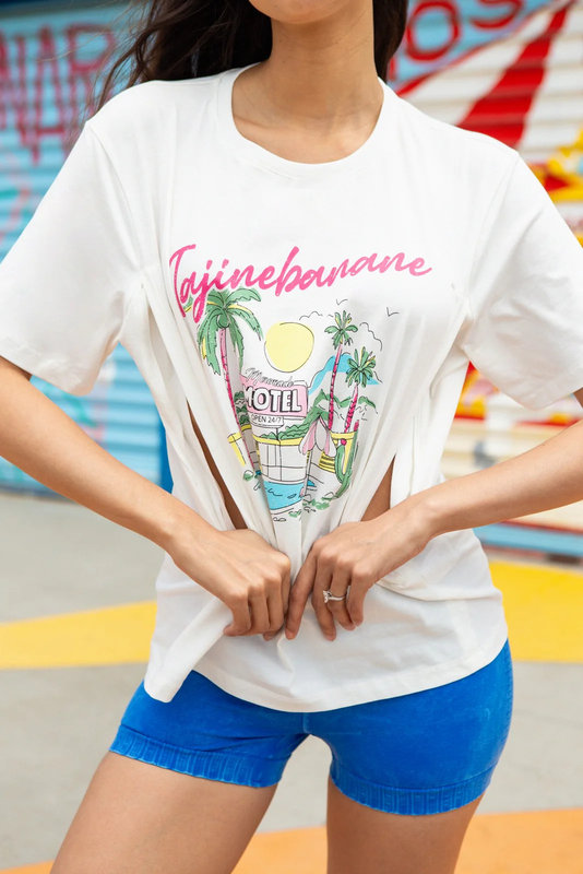 T-shirt d'allaitement Palm Spring Tajine Banane 4
