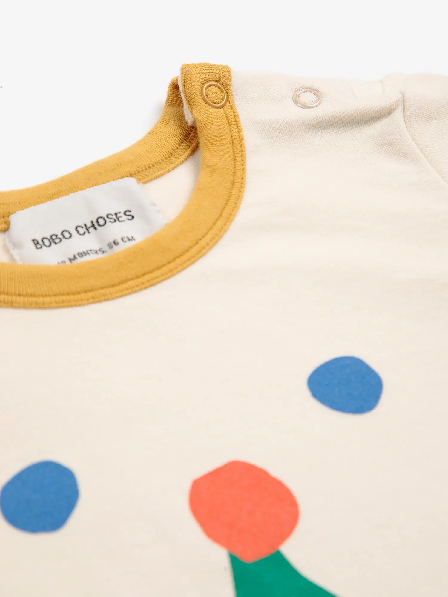T-shirt Funny Face Bobo Choses pressions