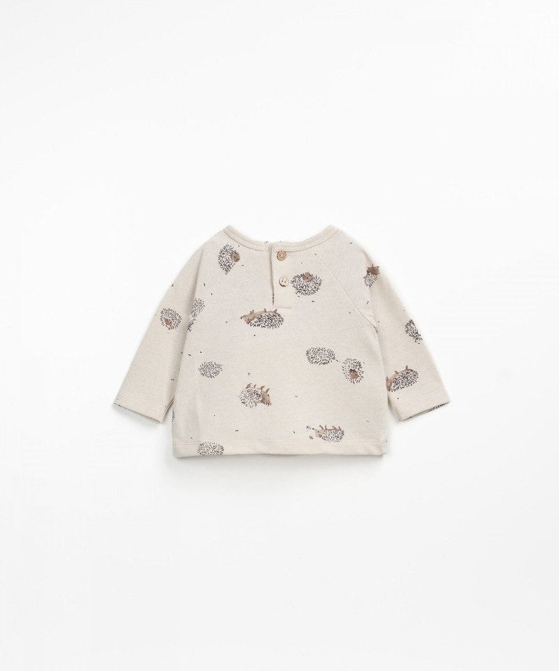 T-shirt manches longues Jersey imprimé hérissons So-So PLAY UP dos