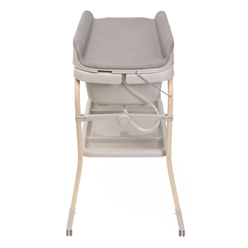 Table à langer + baignoire Soft Bubble Armonia Scandinavian CHICCO face